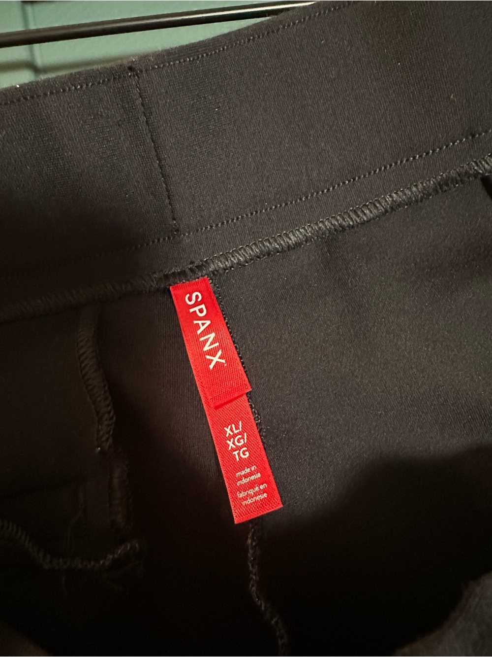 SPANXsupersmooth™ PerfectFit Ponte Wide Leg Pant black style 20385R size XL - Picture 3 of 10
